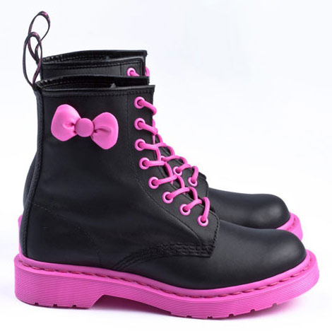 Hello Kitty Dr Martens 50th Anniversary Boots Collection