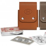 Hermes playing cards leather pouch