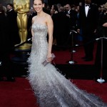 Hilary Swank sequined Gucci dress 2011 Oscars 3