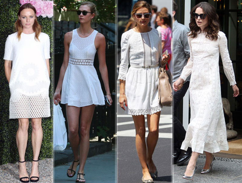 hottest dresses now white dresses