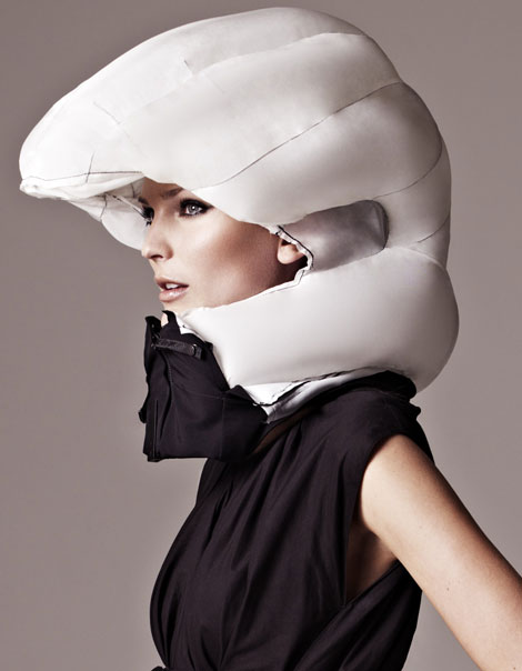 Hovding cycling futurist inflatable helmet