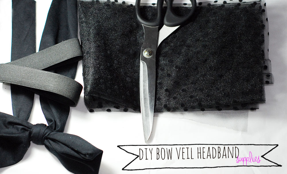 how to diy bow veil headband Valli Couture