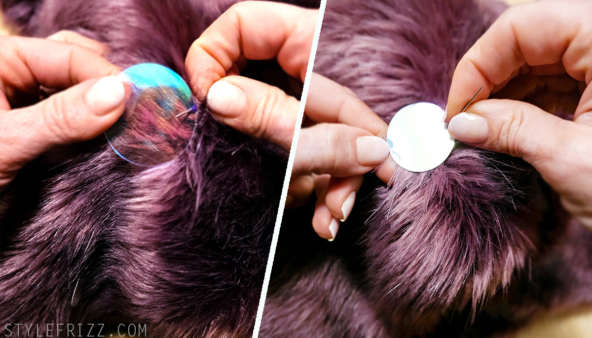 DIY Easy Party Sequined Fur Jacket