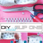 how to diy studded sneakers slip ons