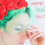 how to diy summer party wedding headpiece