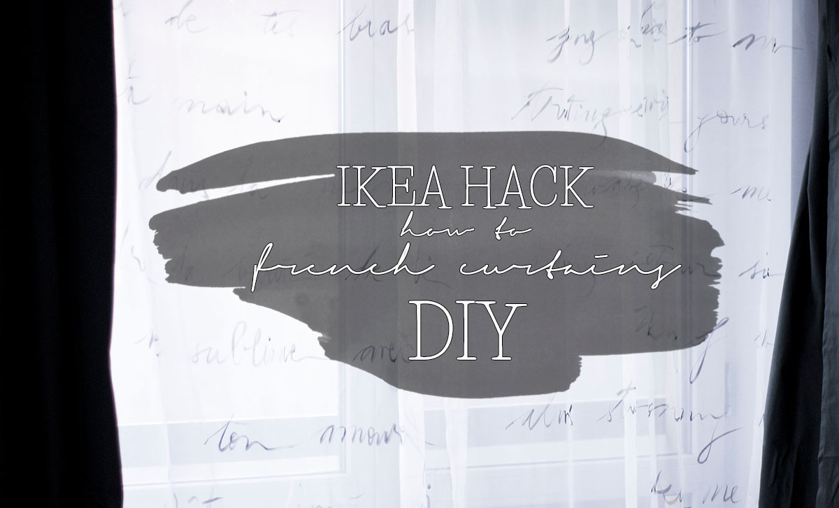 how to french curtains ikea hack curtains