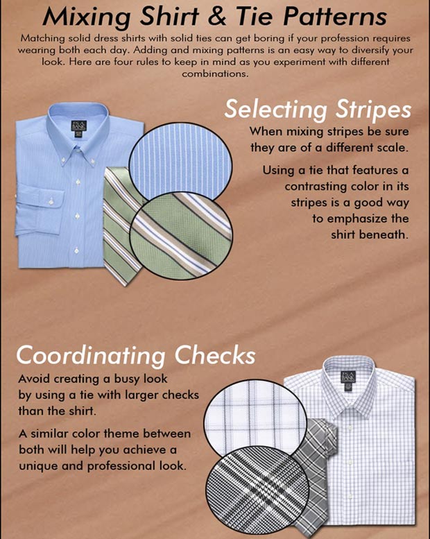 How to mix shirts and ties