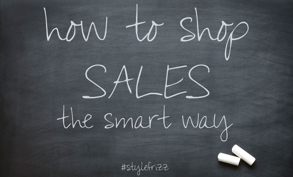 how to shop sales the smart way