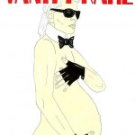 Karl Lagerfeld pregnant Humor Chic