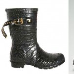 Hunter by Jimmy Choo rubber boots mid