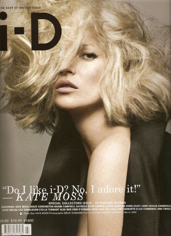 I-D Magazine March 09 Kate Moss cover