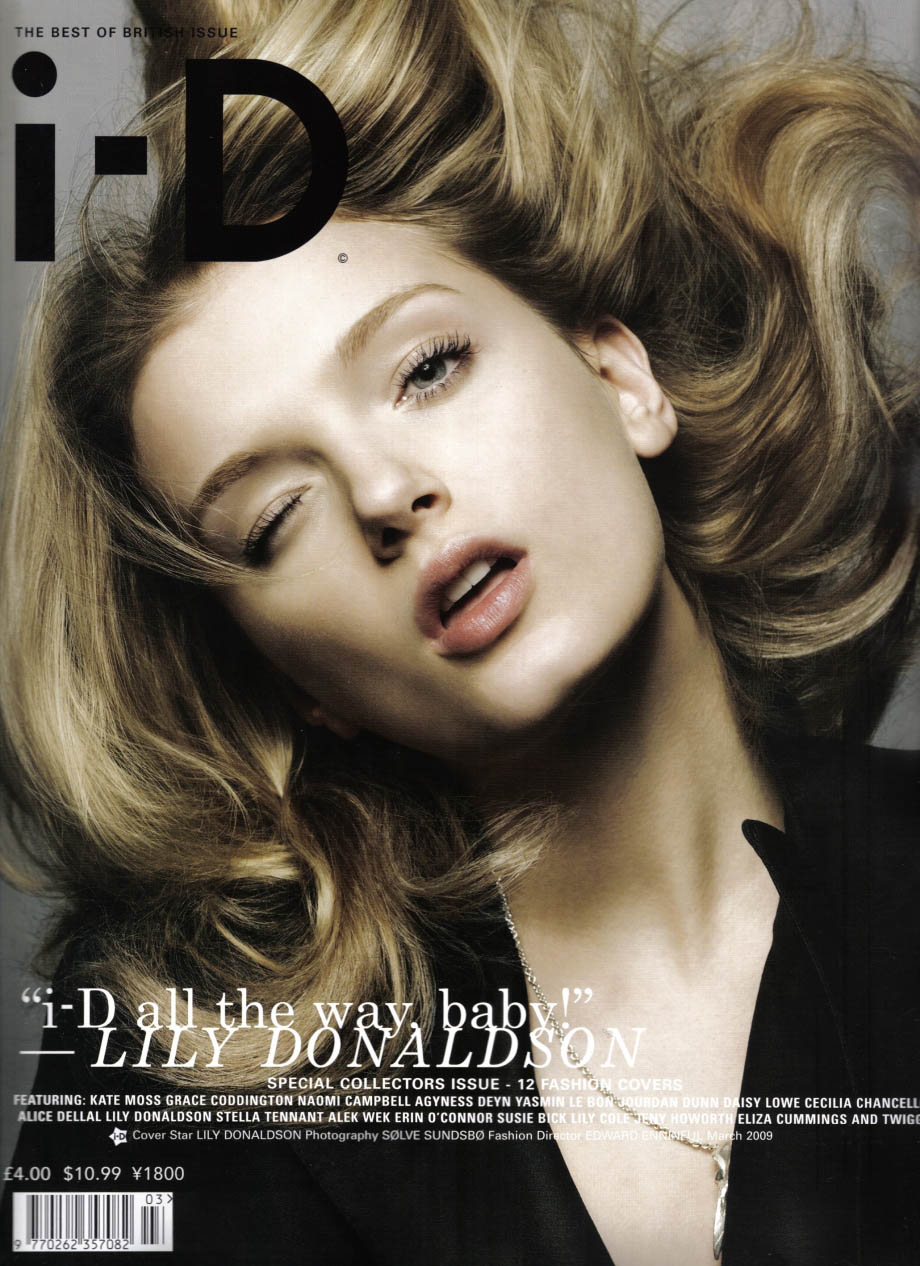 I-D Magazine March 09 Lily Donaldson cover