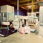 inside a denim factory