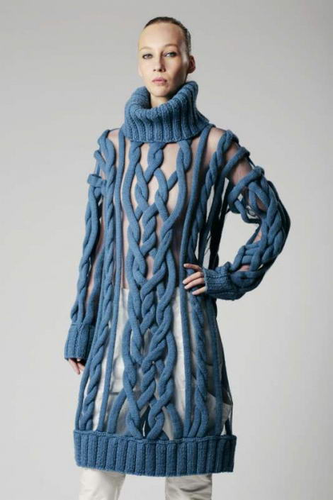 Irina Shaposhnikova knitted sweater