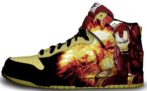 Ironman hand painted sneakers