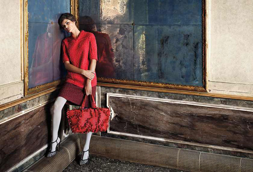Isabeli Fontana’s Bottega Veneta Fall Winter 2011 2012 Ad Campaign