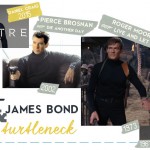 James Bond movies turtleneck throughout the years