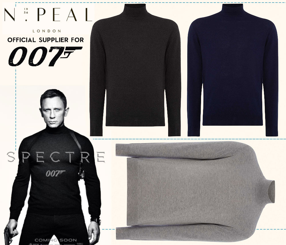James Bond turtleneck sweater Spectre NPeal