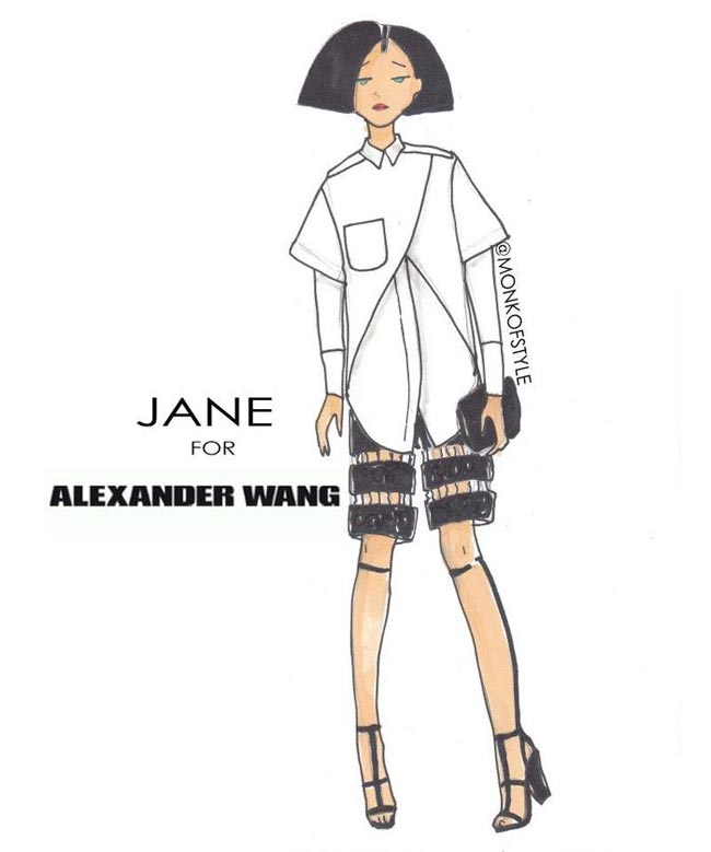 Jane wardrobe update Alexander Wang