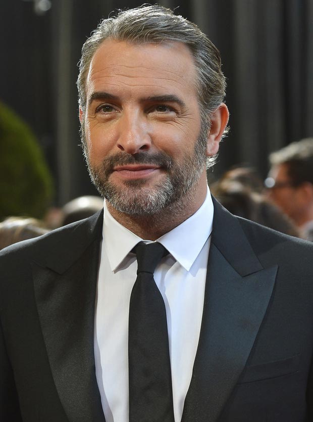 Jean Dujardin new beard 2013 Oscars