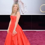 Jennifer Aniston red dress 2013 Oscars