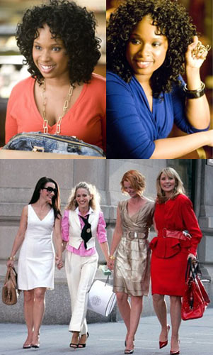 SATC – Jennifer Hudson Plays Carrie Bradshaw Assistant and Borrows Bags