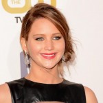 Jennifer Lawrence hair makeup Critics Choice Awards 2013