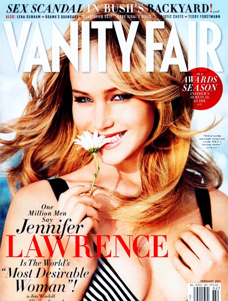 Jennifer Lawrence Vanity Fair February 2013 cover