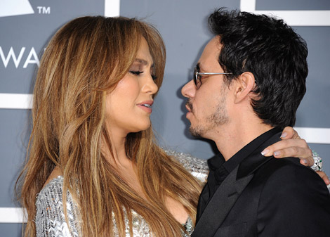 Jennifer Lopez 2011 Grammy Awards husband Marc Anthony