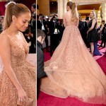 Jennifer Lopez Elie Saab dress Oscars 2015