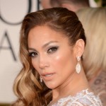 Jennifer Lopez hair makeup 2013 Golden Globes