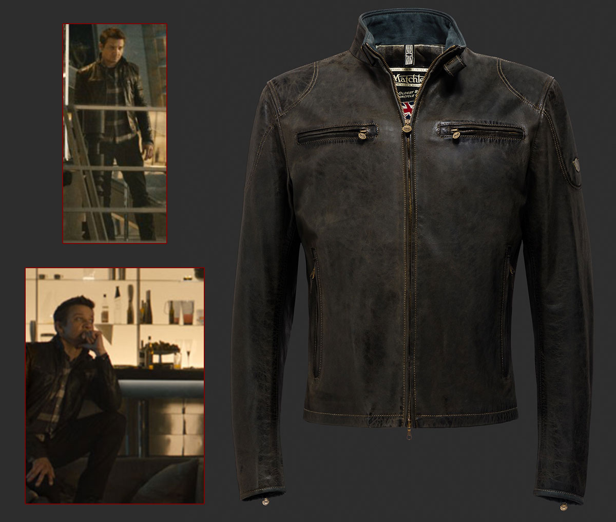 Jeremy Renner Clint Barton Hawkeye Avengers ultron jacket