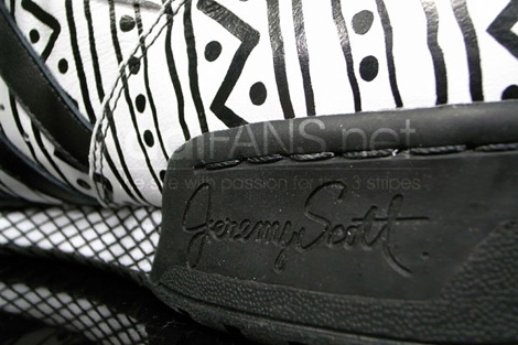 Jeremy Scott Adidas sneakers detail