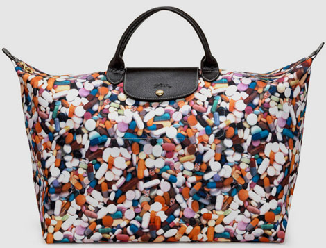 Jeremy Scott Longchamp Pliage Pills Bag