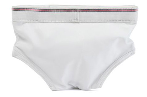 Jeremy Scott White Underwear Purse. Too Much?