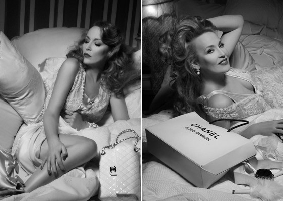 Jerry Hall Chanel ads 2009 4