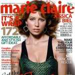 Jessica Biel in Marie Claire UK December 2008 cover large