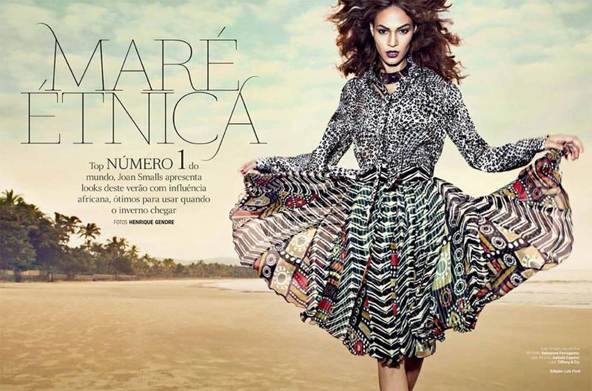 Joan Smalls Mare Etnica Vogue Brazil January 2013
