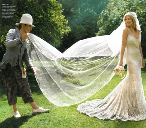 Galliano Was At Kate Moss’ Wedding!
