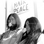 John Lennon Yoko Ono Hair Peace