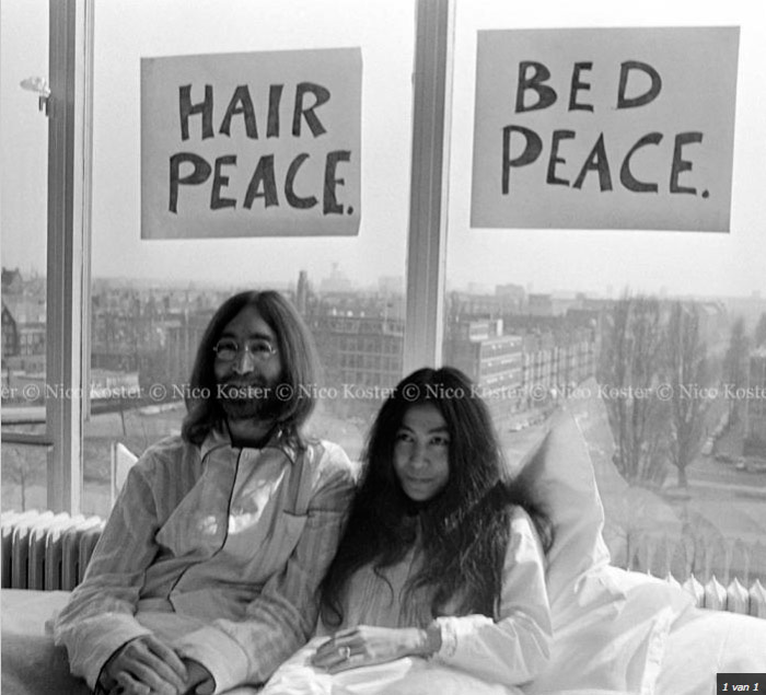 John Lennon Yoko Ono Hotel Room 10