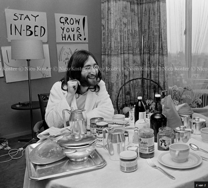John Lennon Yoko Ono Hotel Room 2