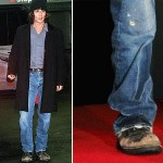 Johnny Depp boots distressed