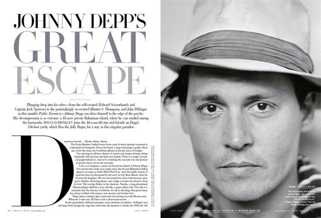 Johnny Depp Vanity Fair July 2009 2