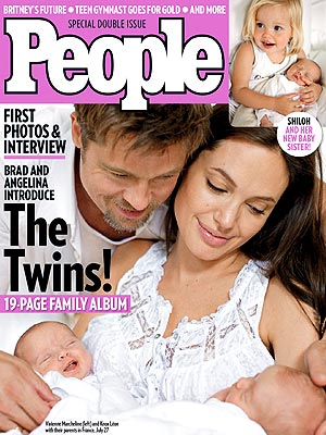 Jolie Pitt Twins People Magazine
