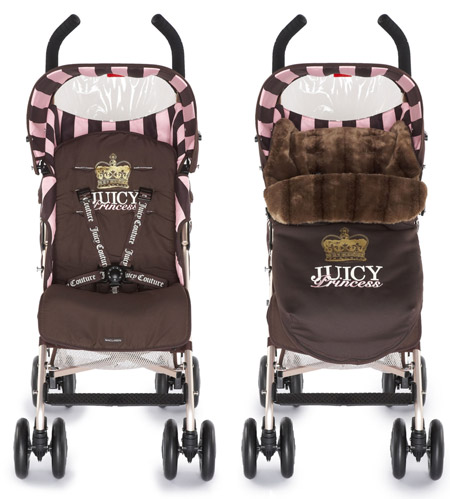 Juicy Couture MacLaren stroller footmuff