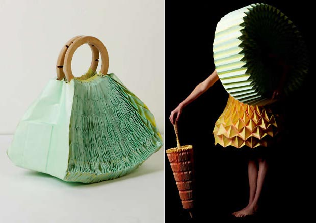 Jule Waibel folding collection bags dresses