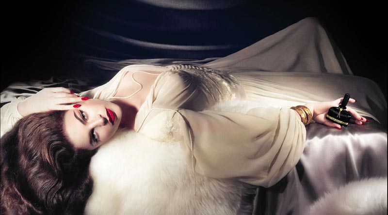 Julia Restoin Roitfeld debut Tom Ford perfume ad