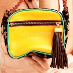 Julia Roitfeld Louis Vuitton yellow bag