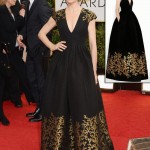 Julianna Margulies dress Golden Globes Andrew Gn
